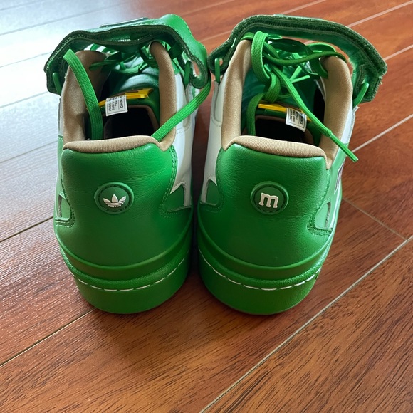Adidas Originals Men's Green M&M'S BRAND FORUM LOW 84 SHOES GY6314 - Picture 4 of 4